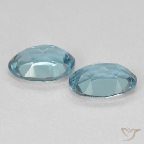 1.95 ct natürliche London Blau Topas-Edelsteine, Oval, VS