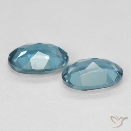 2.00 ct natürliche London Blau Topas-Edelsteine, Oval, VS
