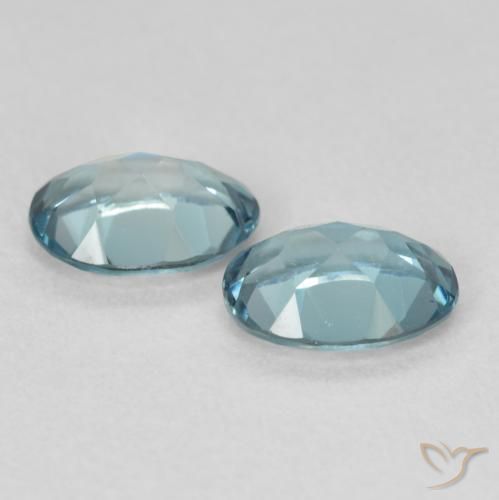 1.90 ct natürliche London Blau Topas-Edelsteine, Oval, VS