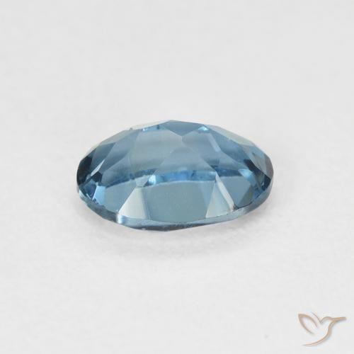 9,17 ctw natürlicher London Blau Topas, Oval, VVS-VS