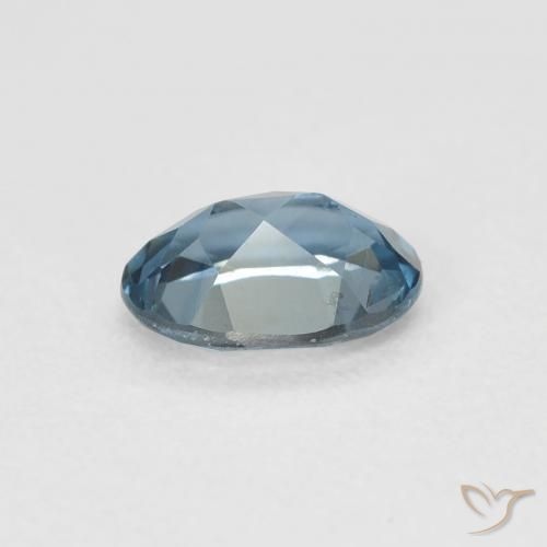 9,17 ctw natürlicher London Blau Topas, Oval, VVS-VS