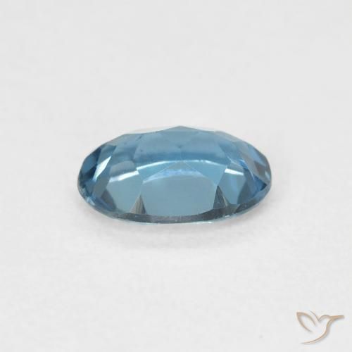 9,17 ctw natürlicher London Blau Topas, Oval, VVS-VS