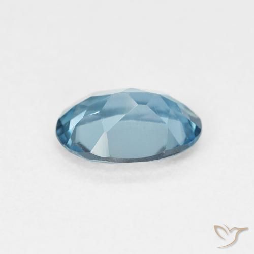9,17 ctw natürlicher London Blau Topas, Oval, VVS