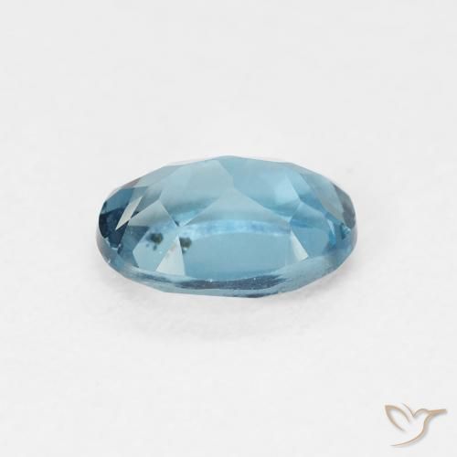 9,17 ctw natürlicher London Blau Topas, Oval, VVS