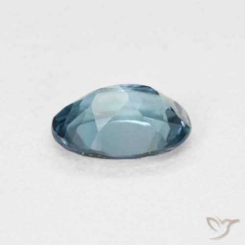 9,17 ctw natürlicher London Blau Topas, Oval, VVS
