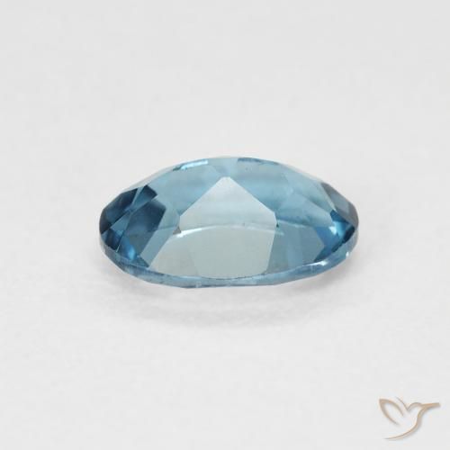 9,17 ctw natürlicher London Blau Topas, Oval, VVS