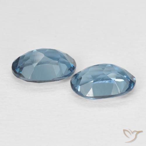 1.95 ct natürliche London Blau Topas-Edelsteine, Oval, VVS-VS