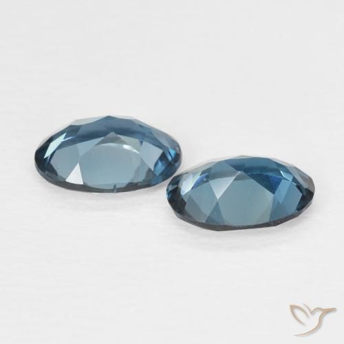 1.73 ct natürliche London Blau Topas-Edelsteine, Oval, VVS-VS