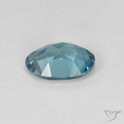 9,17 ctw natürlicher London Blau Topas, Oval, VVS