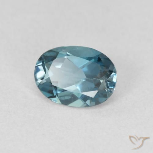 9,17 ctw natürlicher London Blau Topas, Oval, VVS