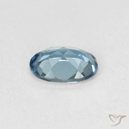 9,17 ctw natürlicher London Blau Topas, Oval, VVS-VS