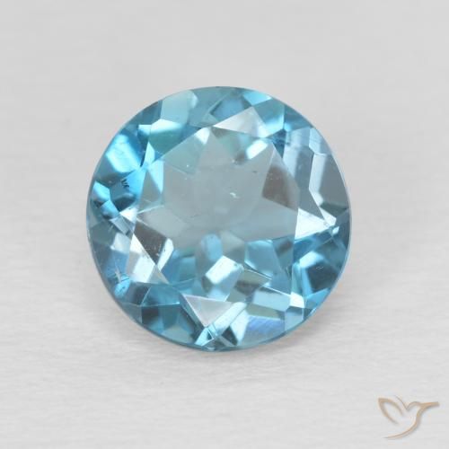 2.30ct Natürlicher London Blau Topas, Runden, VS