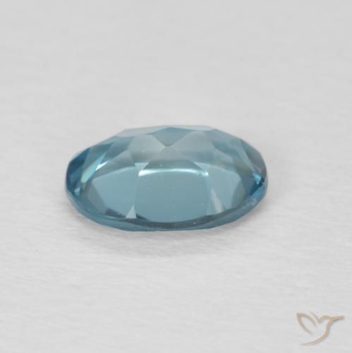 9,17 ctw natürlicher London Blau Topas, Oval, VVS