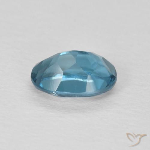 9,17 ctw natürlicher London Blau Topas, Oval, VVS