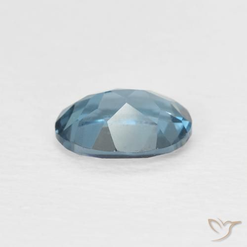 9,17 ctw natürlicher London Blau Topas, Oval, VVS-VS