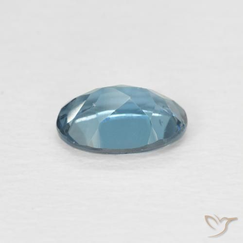 9,17 ctw natürlicher London Blau Topas, Oval, VVS-VS