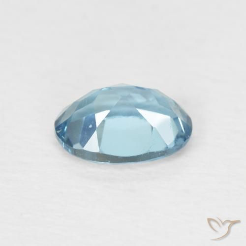 9,17 ctw natürlicher London Blau Topas, Oval, VVS-VS