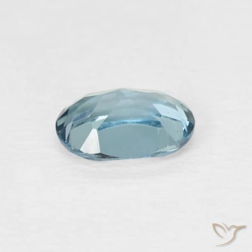 9,17 ctw natürlicher London Blau Topas, Oval, VVS