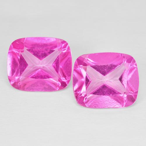 20.19ctw Natürlicher Tiefes Magenta Topas, Kissen, VS