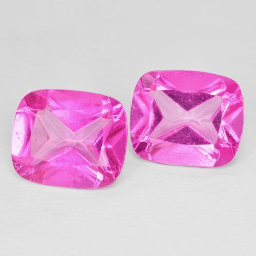 20.19 ct natürliche Tiefes Magenta Topas-Edelsteine, Kissen, VS