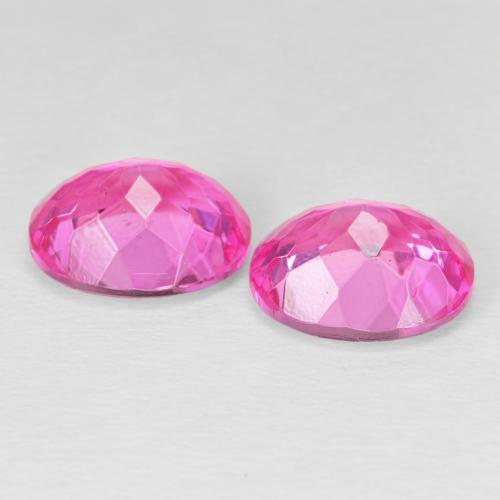 9.35 ct natürliche Tiefes Magenta Topas-Edelsteine, Oval, VS