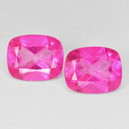 9.50ctw Natürlicher pink Topas, Kissen, VVS-VS