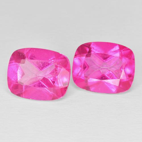 9.50 ct natürliche pink Topas-Edelsteine, Kissen, VVS-VS