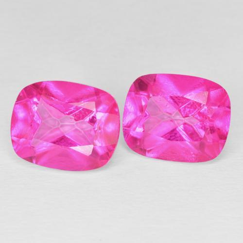 10.23 ct natürliche pink Topas-Edelsteine, Kissen, VVS-VS