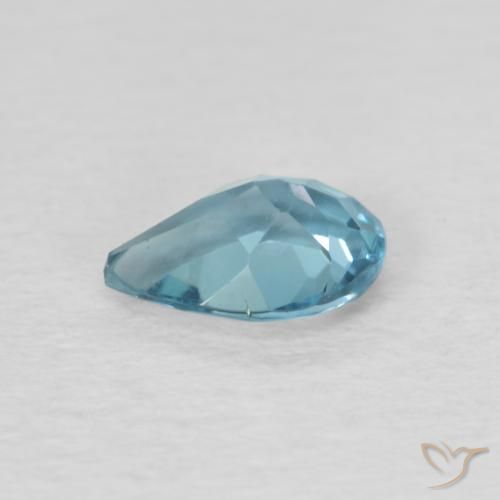 9,17 ctw natürlicher Swiss Blue Topas, Birnenform, VVS-VS