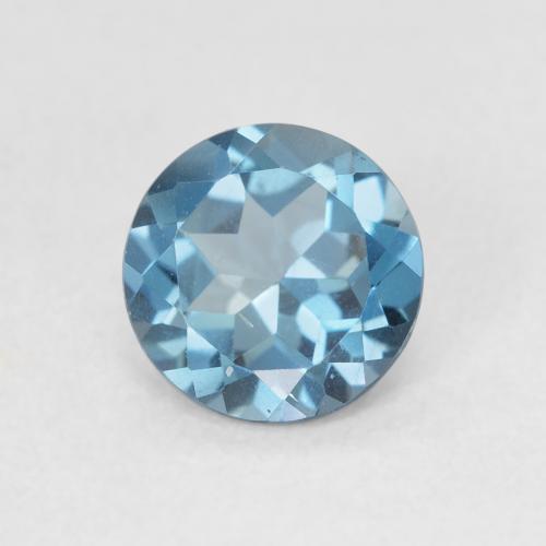 1.48ct Natürlicher Swiss Blue Topas, Runden, VS