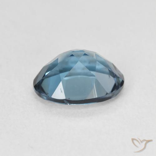 9,17 ctw natürlicher London Blau Topas, Oval, VS