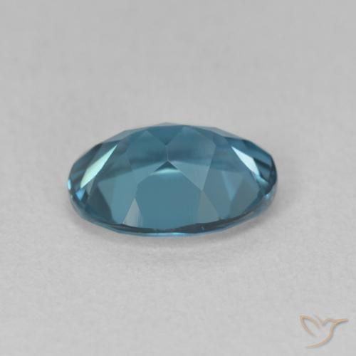 9,17 ctw natürlicher London Blau Topas, Oval, VVS-VS