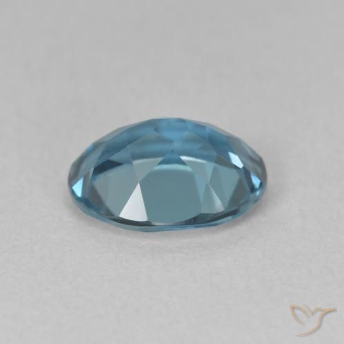 2,15 ctw natürlicher blauer Topas, Oval Schliff, VVS-VS