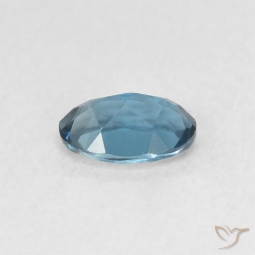 9,17 ctw natürlicher London Blau Topas, Oval, VVS
