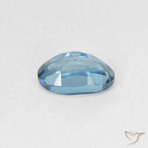 9,17 ctw natürlicher London Blau Topas, Oval, VVS