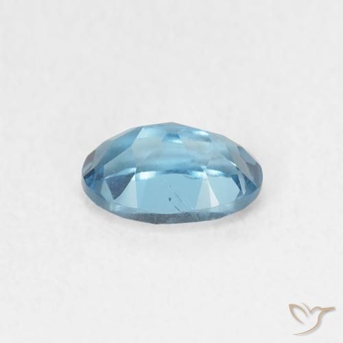 9,17 ctw natürlicher London Blau Topas, Oval, VVS