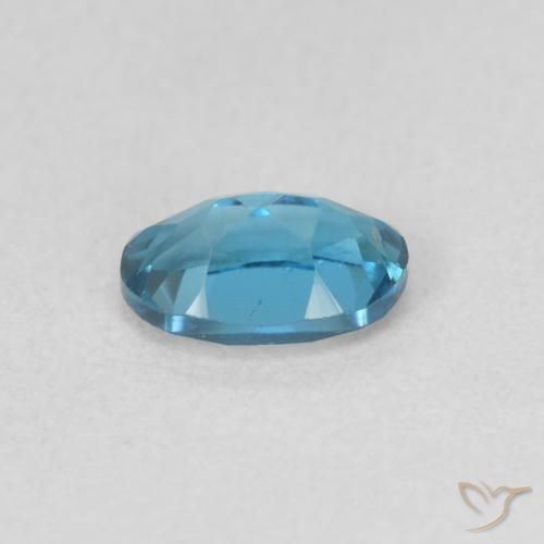 9,17 ctw natürlicher London Blau Topas, Oval, VVS