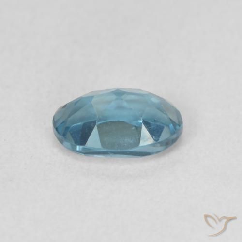 9,17 ctw natürlicher London Blau Topas, Oval, VVS