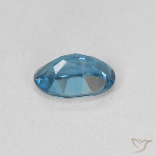 9,17 ctw natürlicher London Blau Topas, Oval, VVS