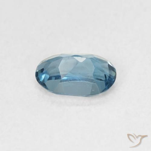9,17 ctw natürlicher London Blau Topas, Oval, VVS