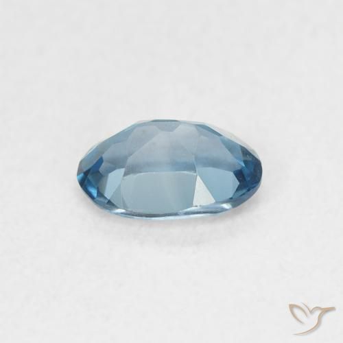 9,17 ctw natürlicher London Blau Topas, Oval, VVS