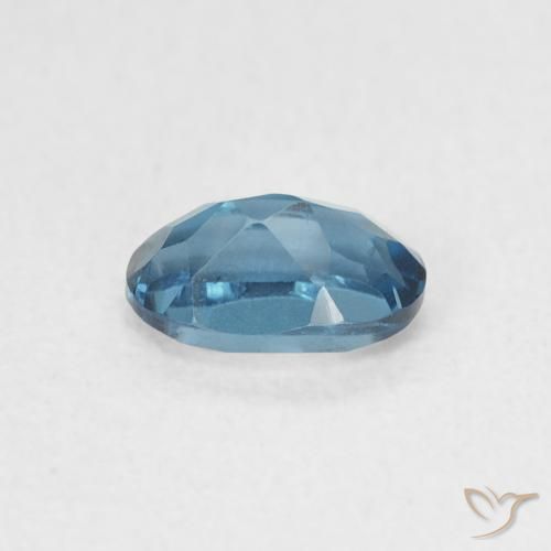 9,17 ctw natürlicher London Blau Topas, Oval, VVS