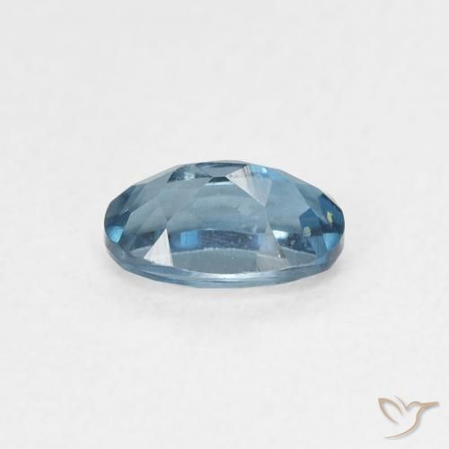 9,17 ctw natürlicher London Blau Topas, Oval, VVS