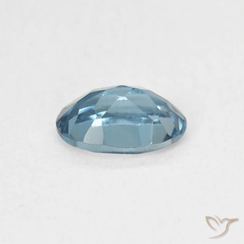 9,17 ctw natürlicher London Blau Topas, Oval, VVS