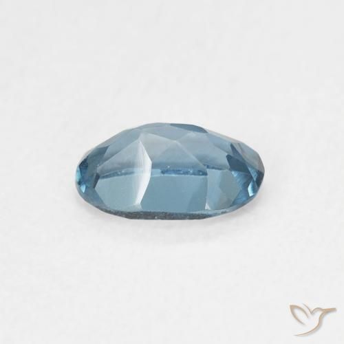 9,17 ctw natürlicher London Blau Topas, Oval, VVS