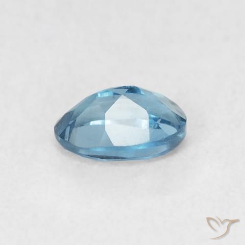 9,17 ctw natürlicher London Blau Topas, Oval, VVS