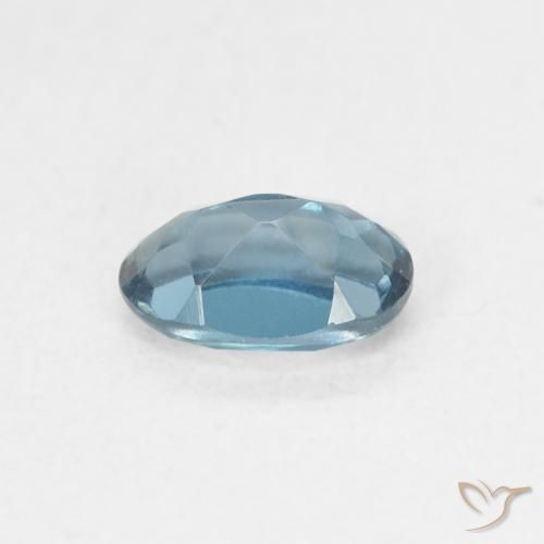 9,17 ctw natürlicher London Blau Topas, Oval, VVS