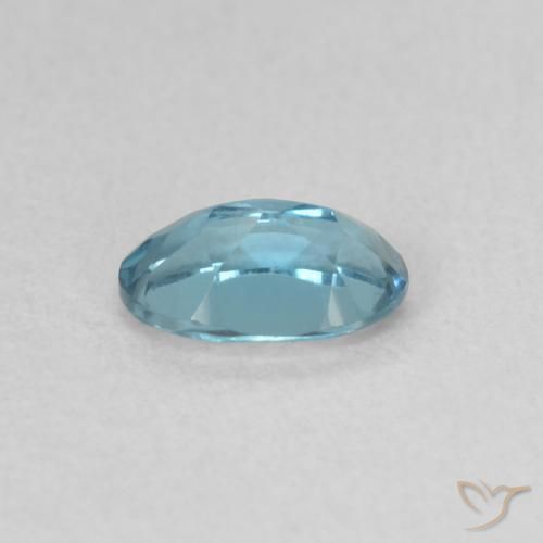 9,17 ctw natürlicher London Blau Topas, Oval, VVS