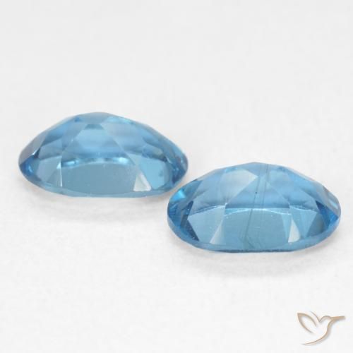 1.16 ct natürliche London Blau Topas-Edelsteine, Oval, VVS-VS