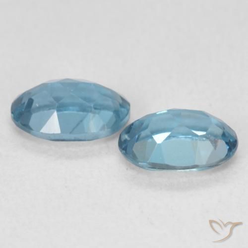 1.15 ct natürliche London Blau Topas-Edelsteine, Oval, VVS-VS